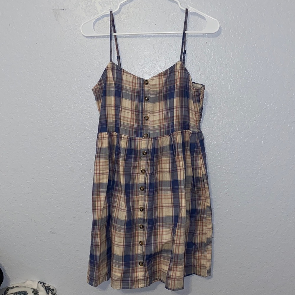 plaid dress